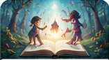 AI illustrated storybook